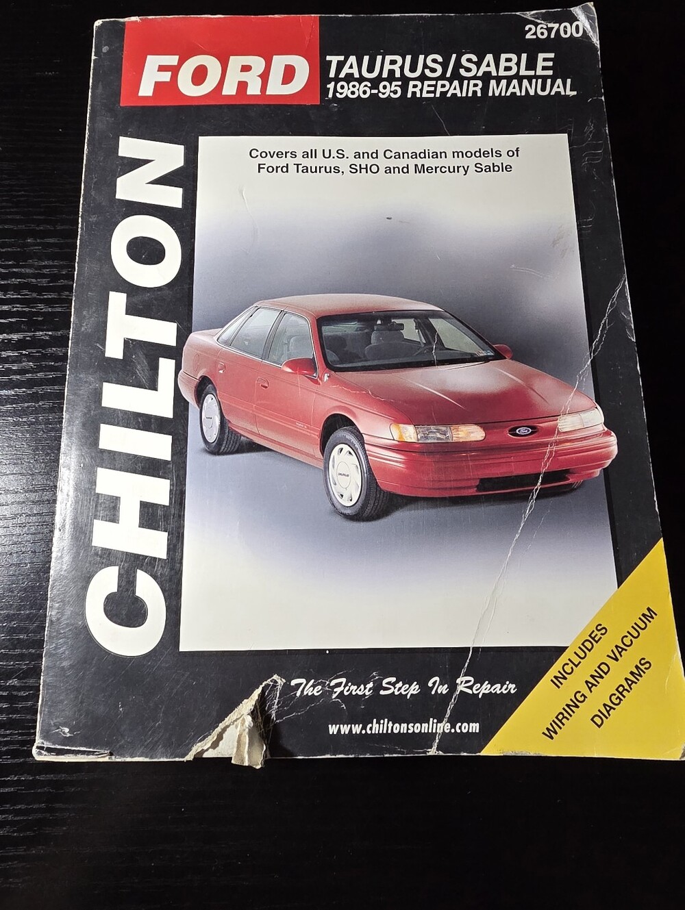 Chilton 8251 26700 FORD Taurus Sable 1986-1995 Repair Manual
